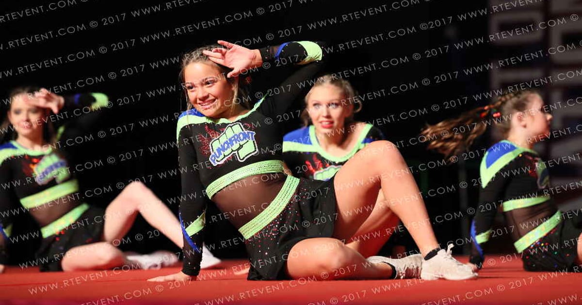 PunchFront Cheer Lady Lava · Spirit of Hope Grand Nationals