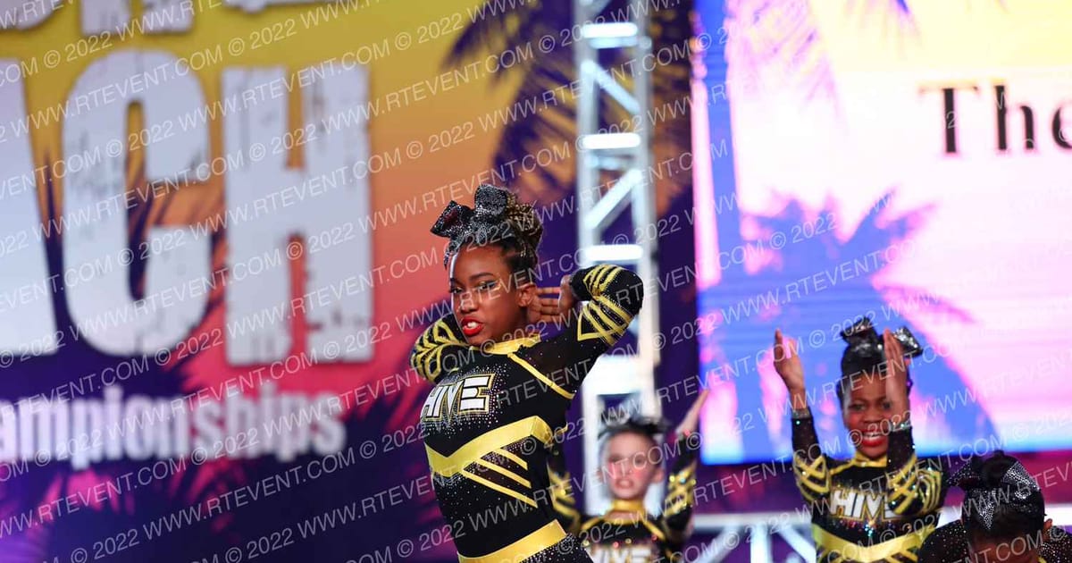 The Cheer Hive VIIBees · ACDA Reach the Beach Ocean City Grand Nationals DIDII AllStar