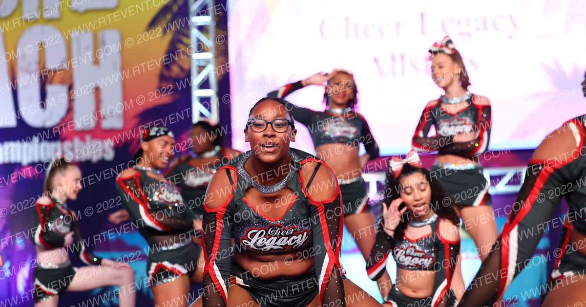 Cheer Legacy Allstars Fierce 4 · ACDA Reach the Beach Ocean City Grand Nationals DIDII AllStar