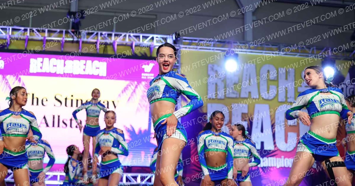The Stingray Allstars Halo · ACDA Reach the Beach Ocean City Grand Nationals DIDII AllStar