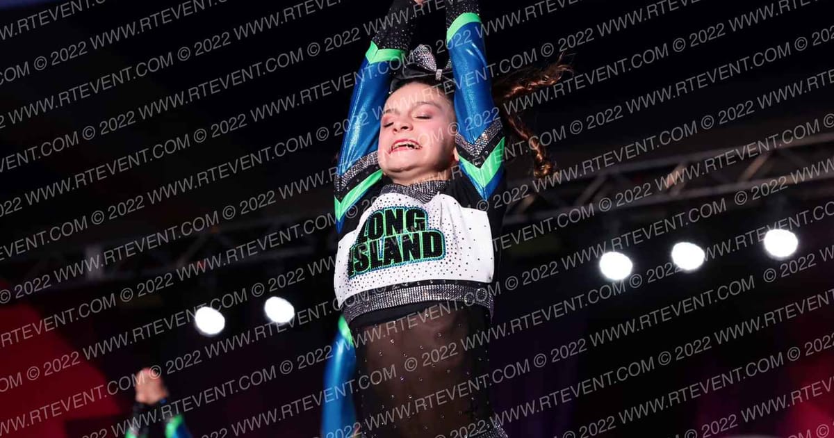 Long Island Cheer Shimmer · ONE UP Delta A