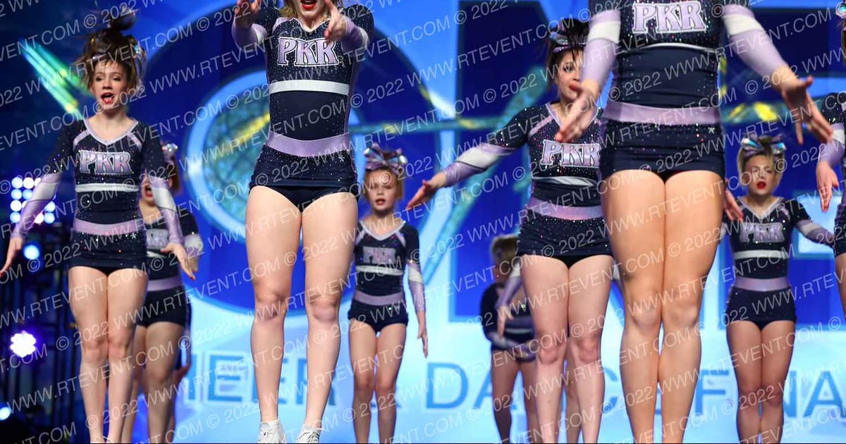 PKR Athletics Cheer Blue Hail · The One Finals Virginia