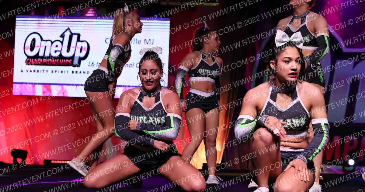 CheerVille MJ Outlaws · ONE UP GOEX