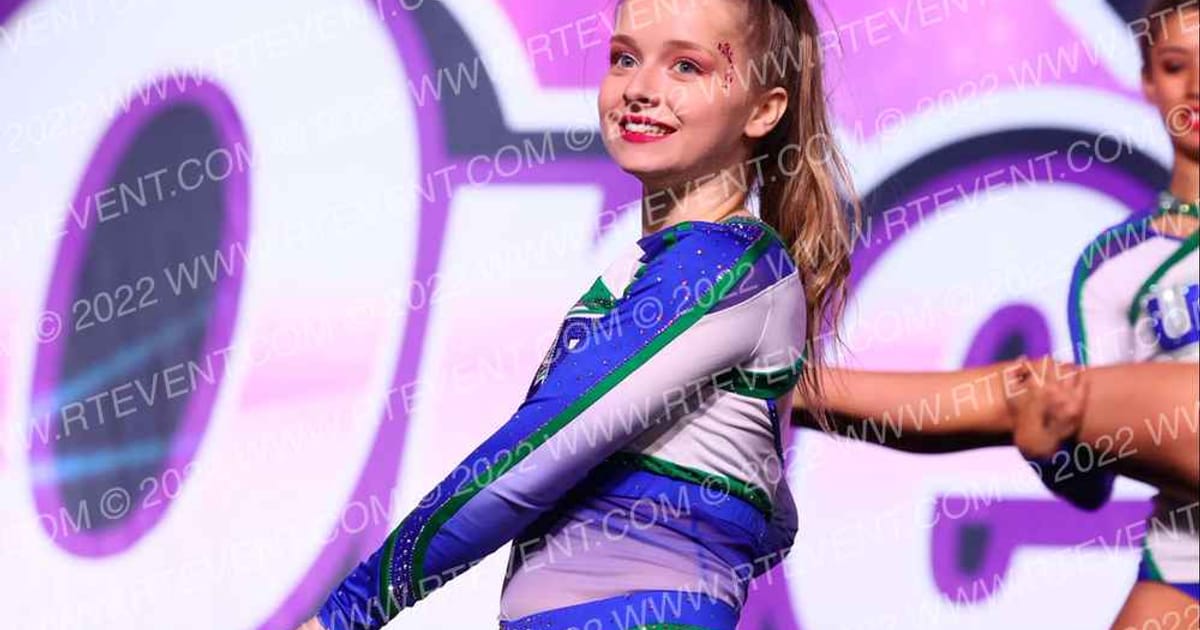 University Cheer Force Lightning · ONE UP GOEX