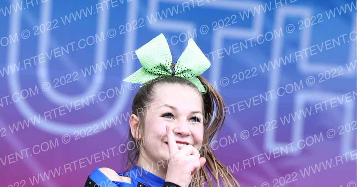Bluegrass Cheercats Lime Leopards · Deep South Beach Nationals