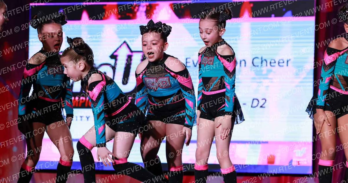 Evolution Cheer Teal Smash · ONE UP Delta A