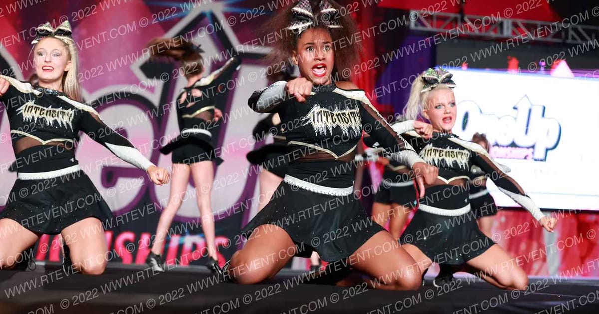 Cheer Intensity Piranhas · ONE UP Delta D