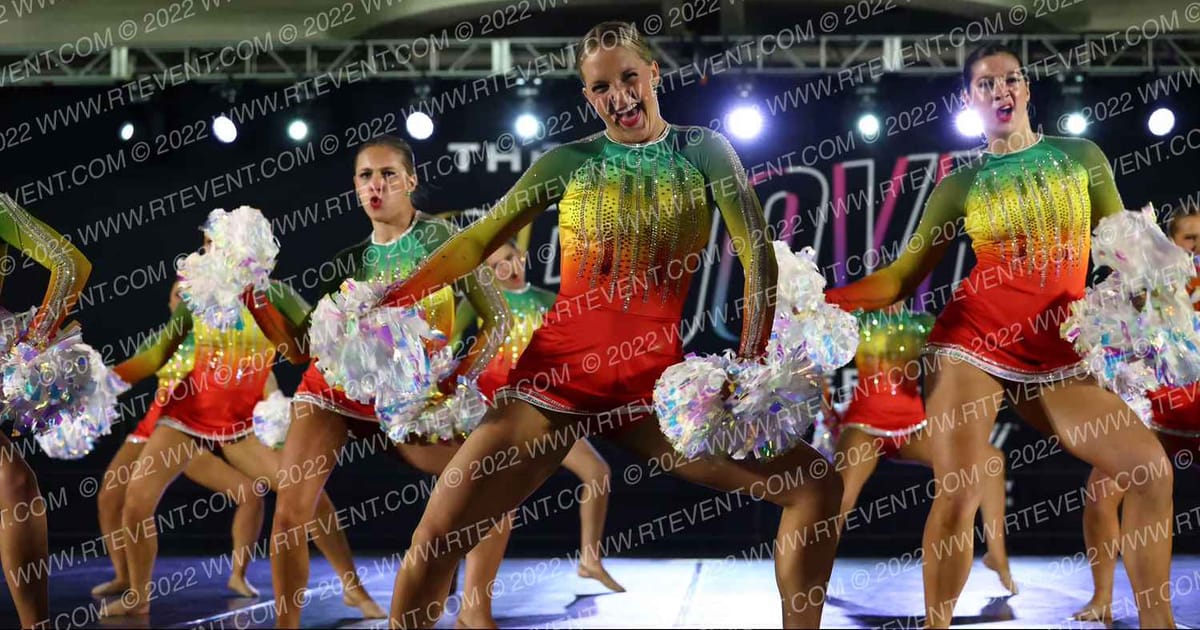 Peach State All Stars Senior Peaches Small Pom · ONE UP DANCE GROOVE
