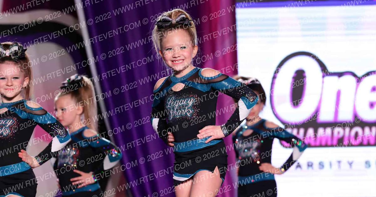 Legacy Cheer and Gymnastics Mako Sharks · ONE UP Delta A