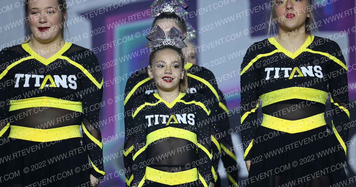 Titans Cheer Lady Riot · Open Branson