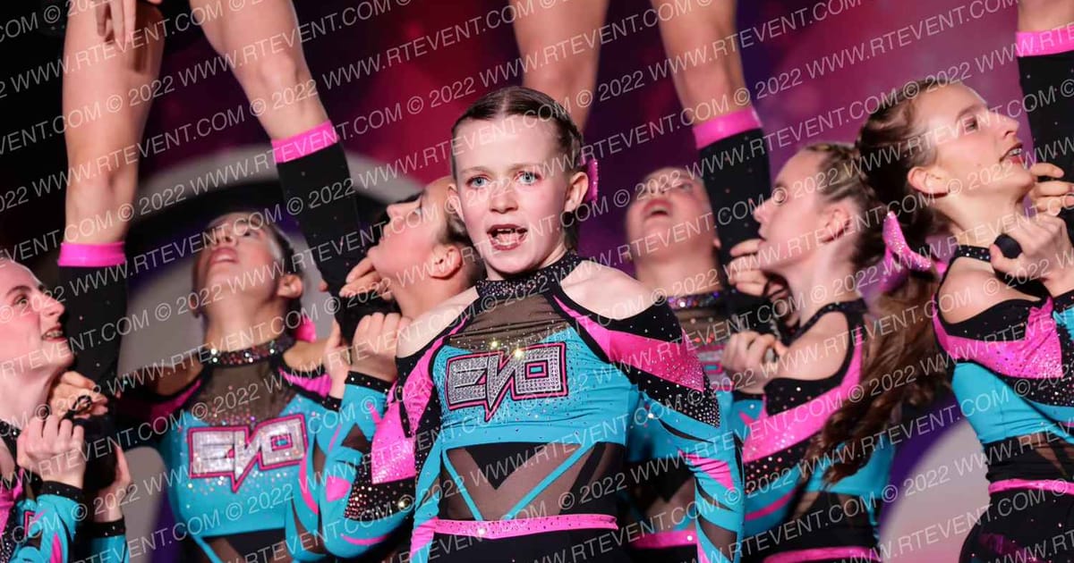 Evolution Cheer Teal Supremacy · ONE UP Delta A