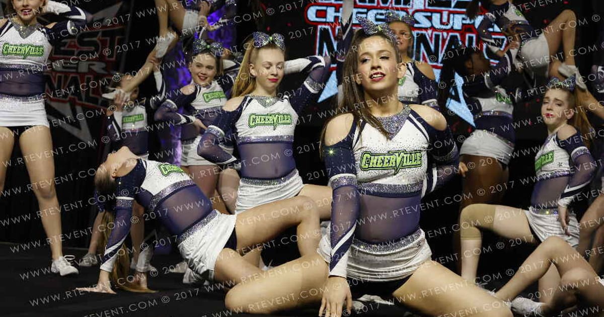 CheerVille Athletics MJ Harley Quinn · JAMFest Cheer Super Nationals