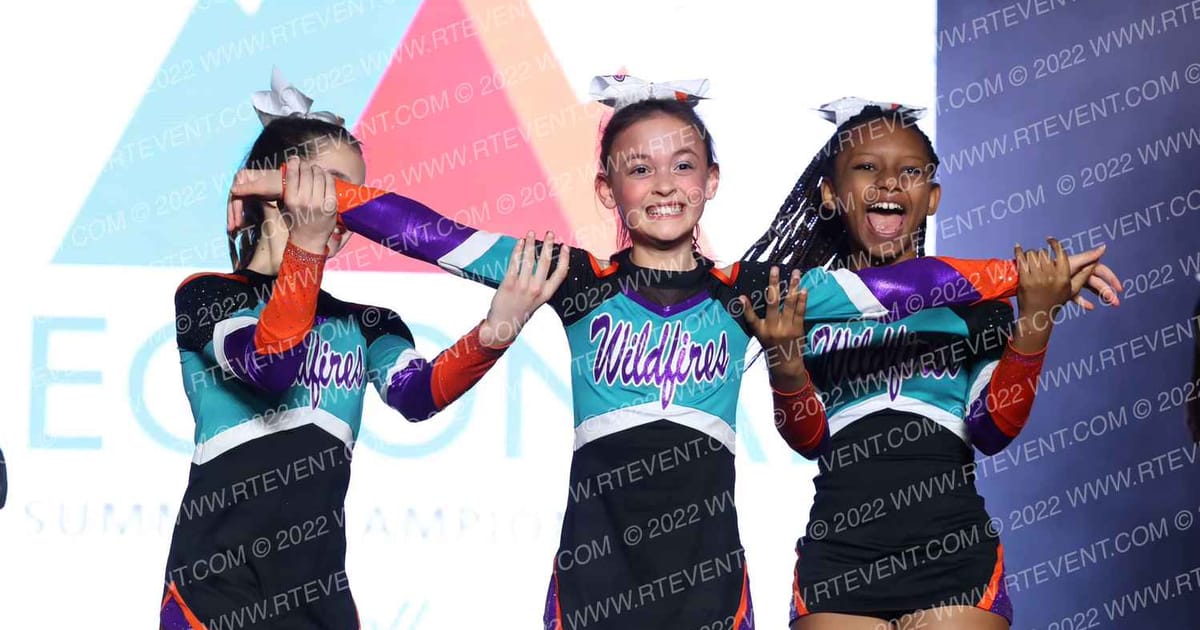 Cheer Spirit Colorado Wildfire Flames · The West Regional Summit