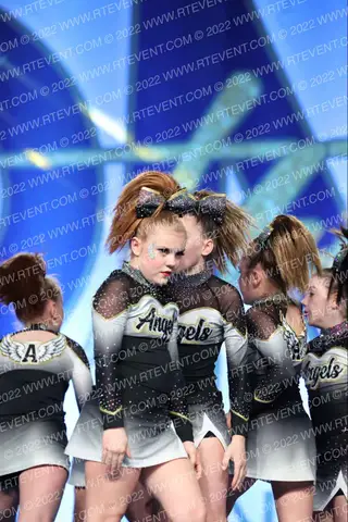 Angels All Star Cheer Golden Girls