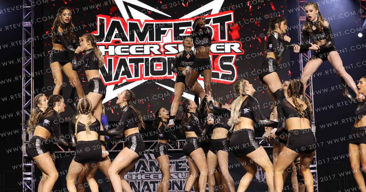 Maryland Twisters Virginia Blackout · JAMFest Cheer Super Nationals