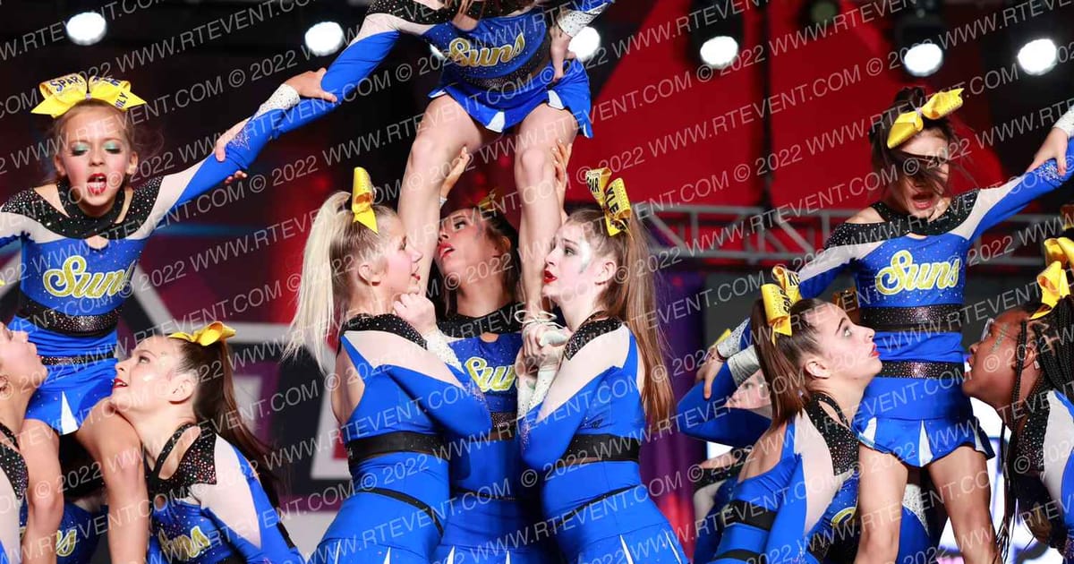 Cheer Central Suns Sparkle · ONE UP Delta D