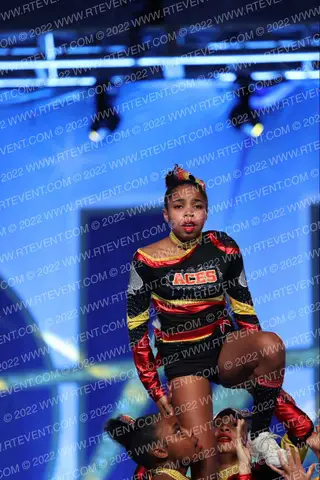 Blazing Aces Cheer Lady Aces