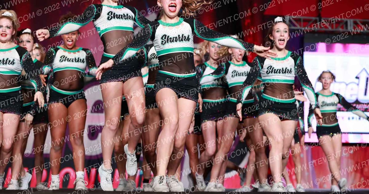 Cheer Sport Sharks - Ancaster Zebra · ONE UP Delta D