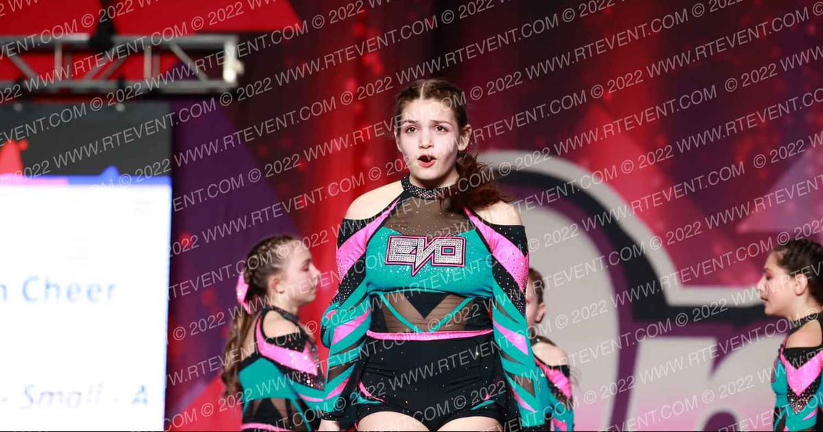 Evolution Cheer Teal Rage · ONE UP Delta D