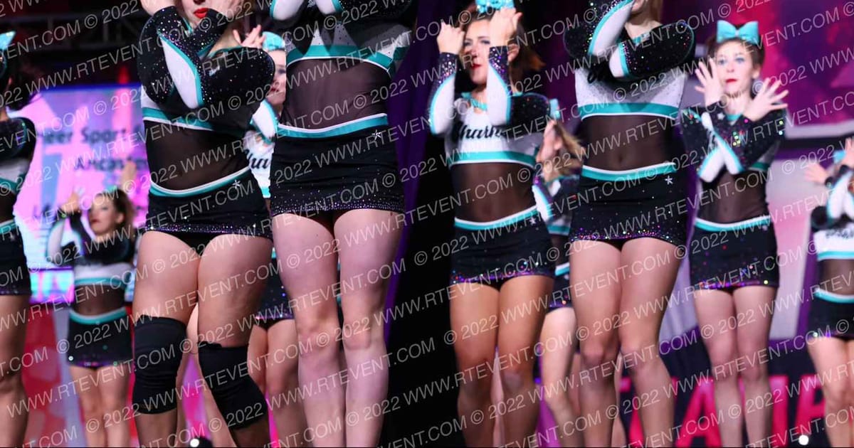 Cheer Sport Sharks - Ancaster White Fin · ONE UP GOEX