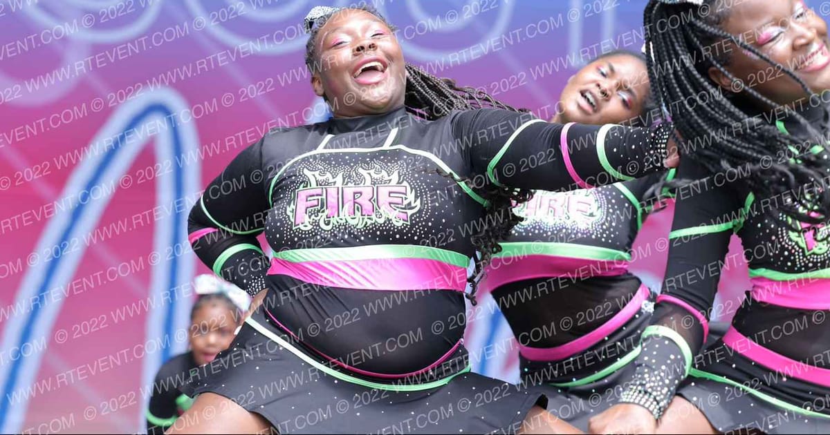 Universal Cheer Experience Fire · Deep South Beach Nationals
