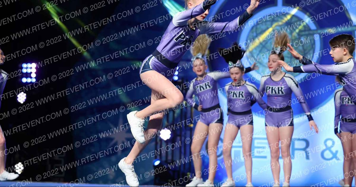 PKR Athletics Cheer Blue Frost · The One Finals Virginia