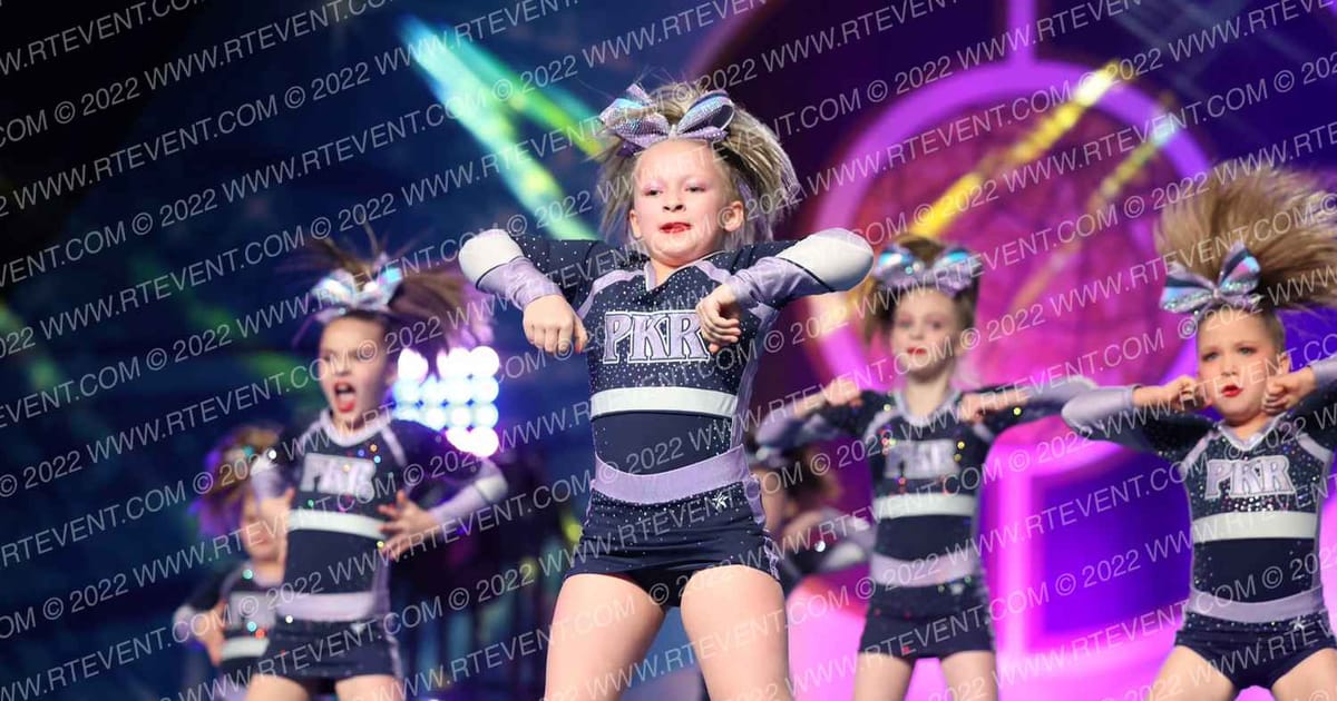 PKR Athletics Cheer White Lightning · The One Finals Virginia