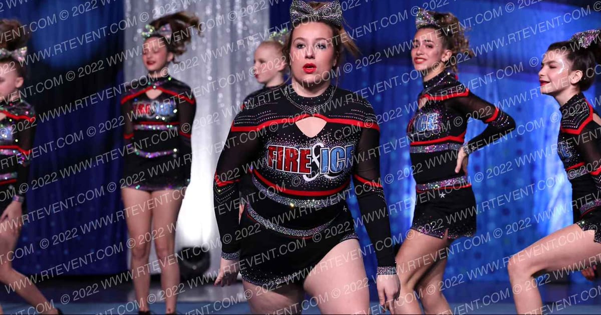 Fire and Ice Allstars Rouge · Lake Erie National Cheer and Dance Championships