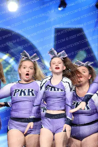 PKR Athletics Cheer Purple Rain