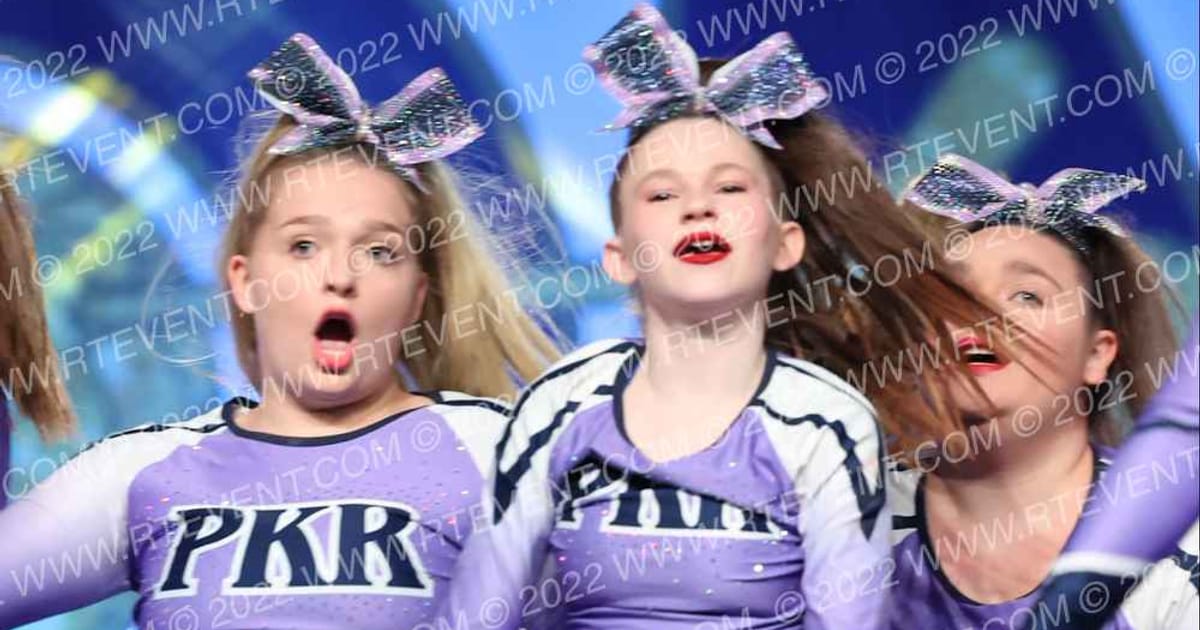 PKR Athletics Cheer Purple Rain · The One Finals Virginia