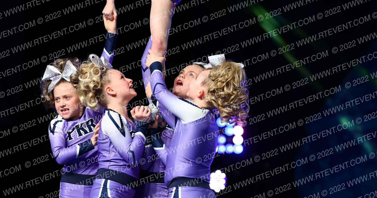 PKR Athletics Cheer Purple Thunder · The One Finals Virginia