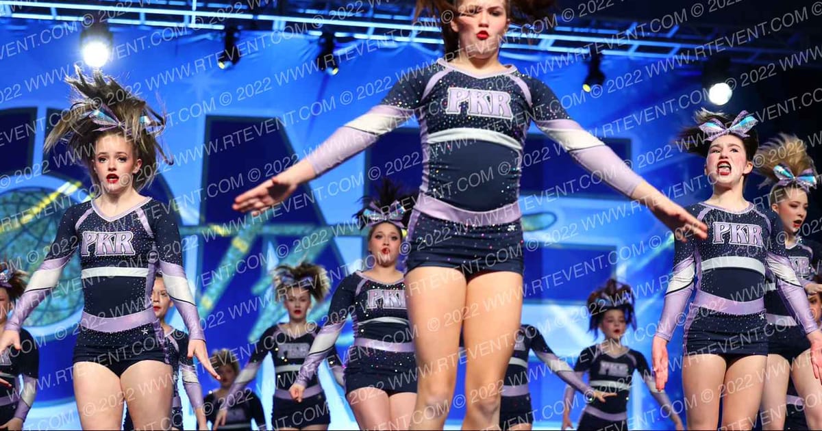 PKR Athletics Cheer Blue Hail · The One Finals Virginia