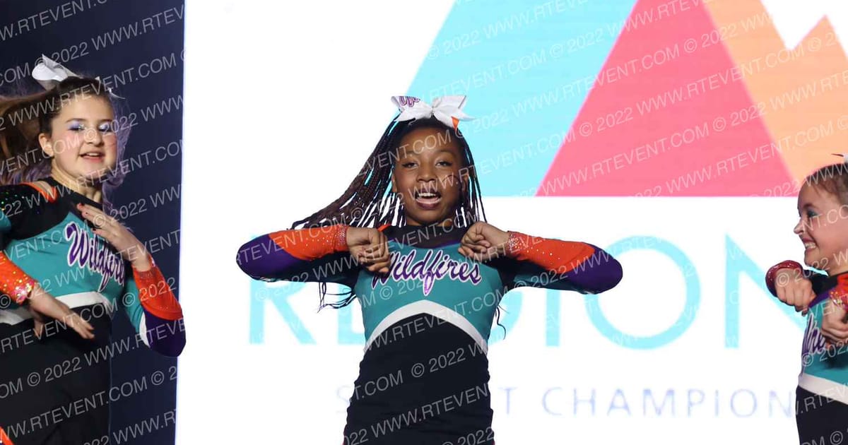 Cheer Spirit Colorado Wildfire Flames · The West Regional Summit