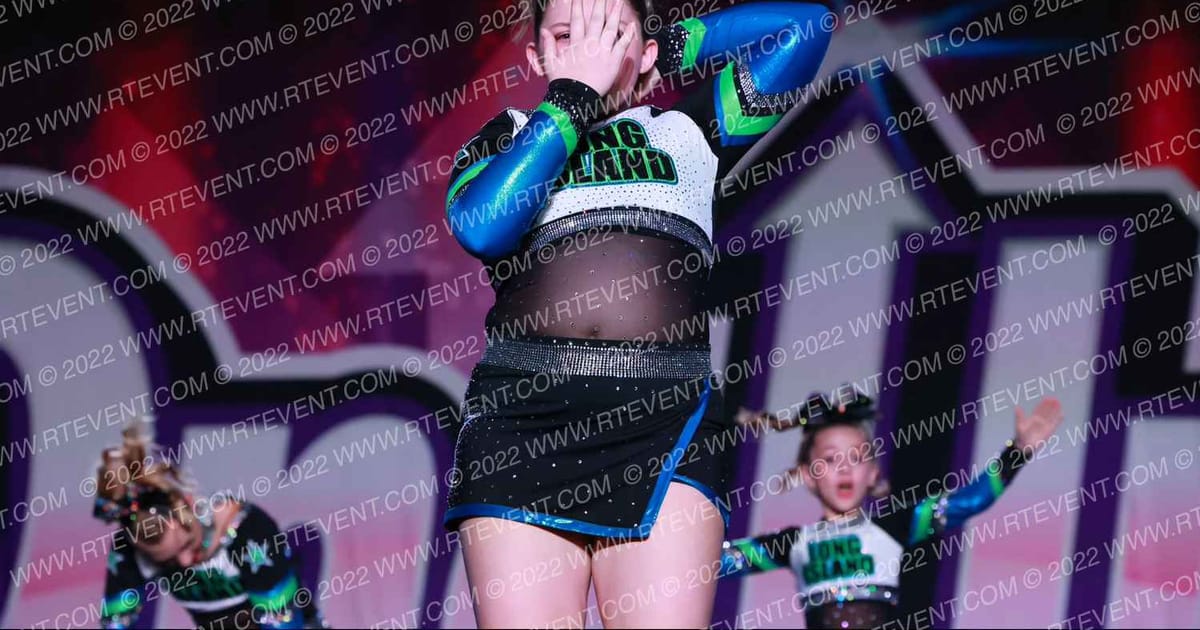 Long Island Cheer Shimmer · ONE UP Delta A
