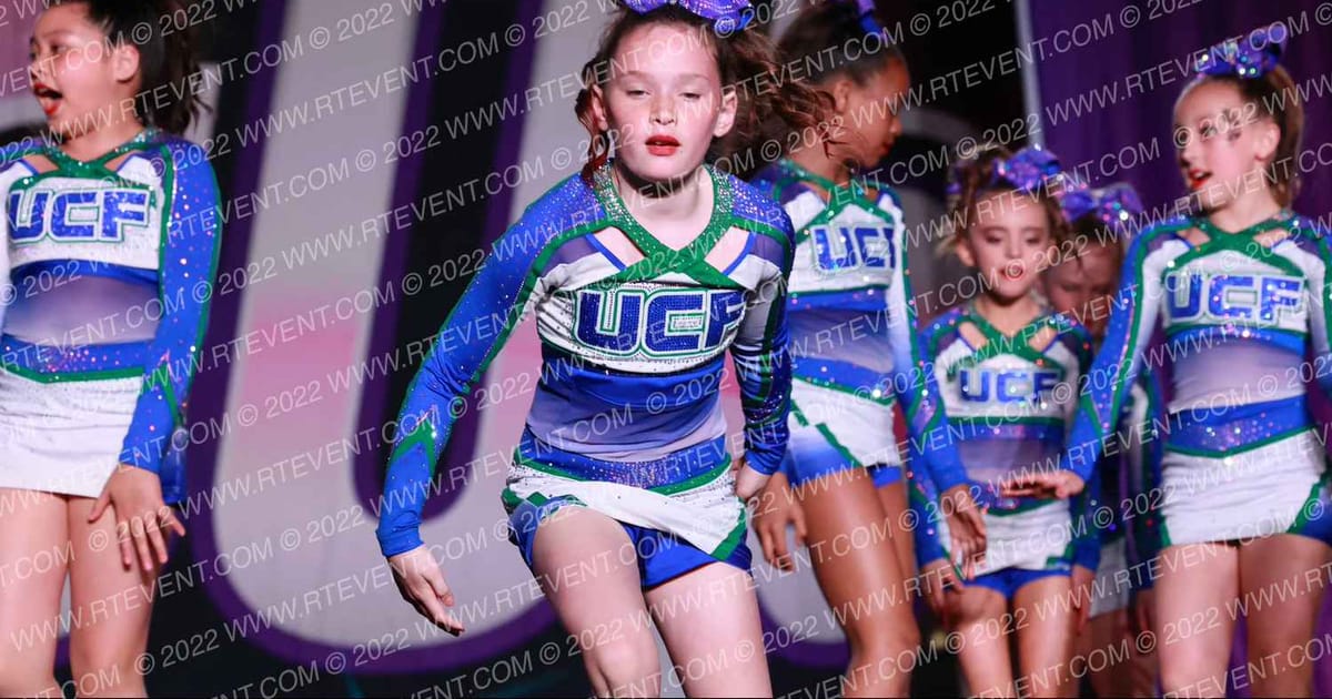 University Cheer Force Mini Monsoon · ONE UP Delta A