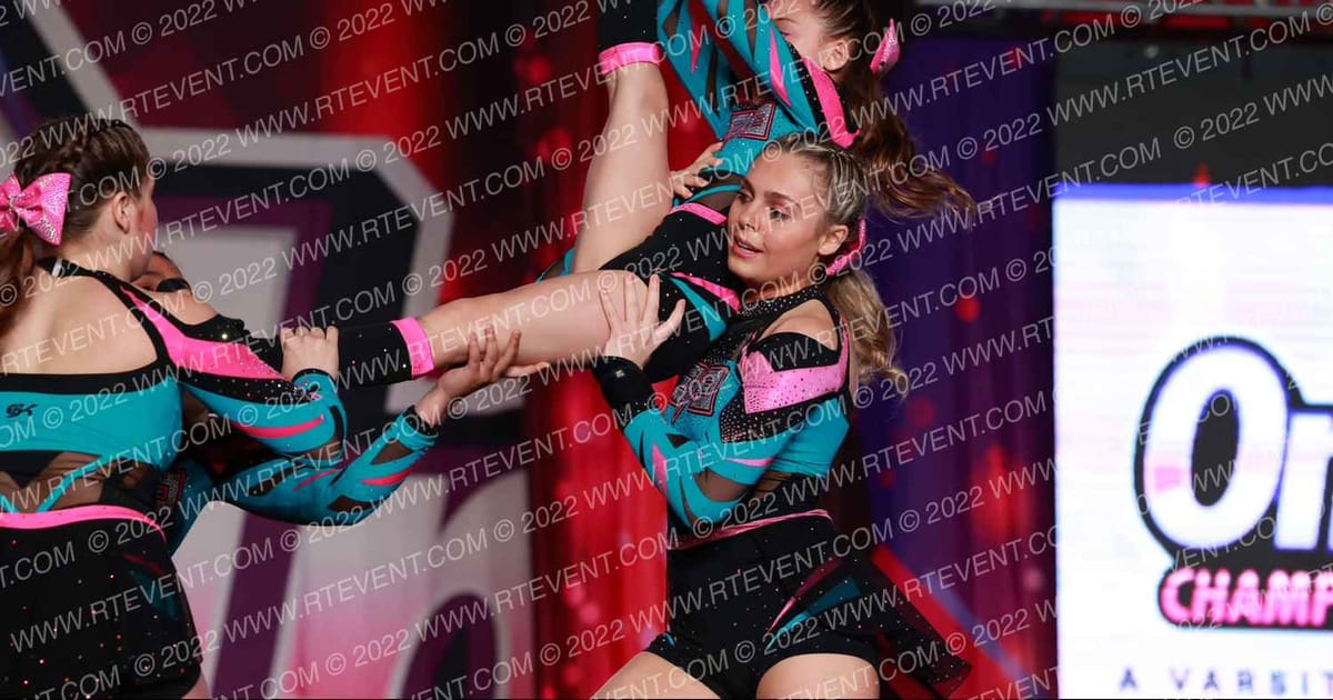 Evolution Cheer Teal Mania · ONE UP Delta D