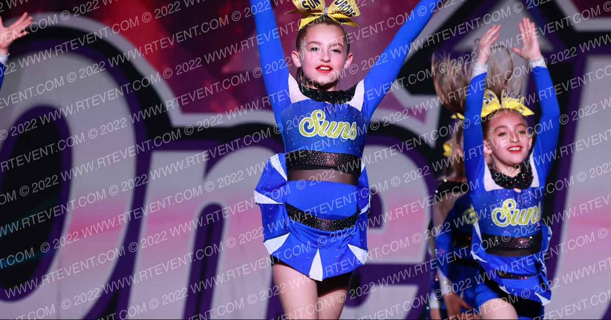 Cheer Central Suns Sundrops · ONE UP Delta A