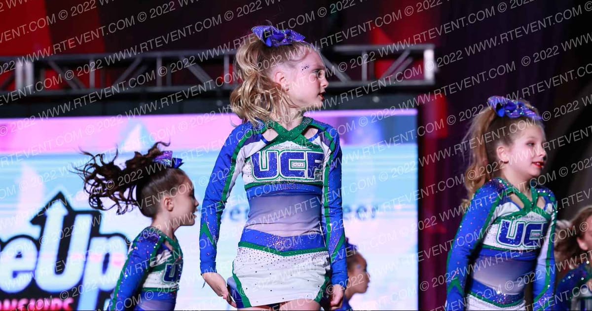 University Cheer Force Mini Quakes · ONE UP Delta A