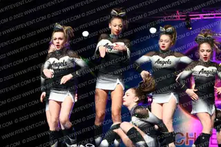 Angels All Star Cheer Golden Girls