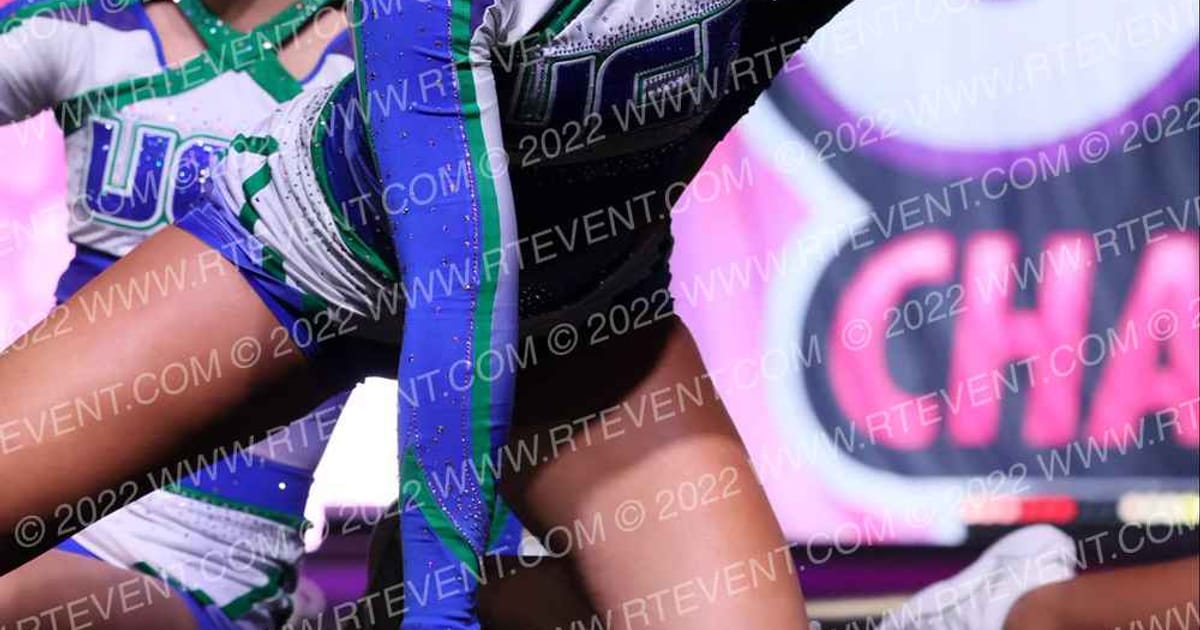 University Cheer Force Lightning · ONE UP GOEX