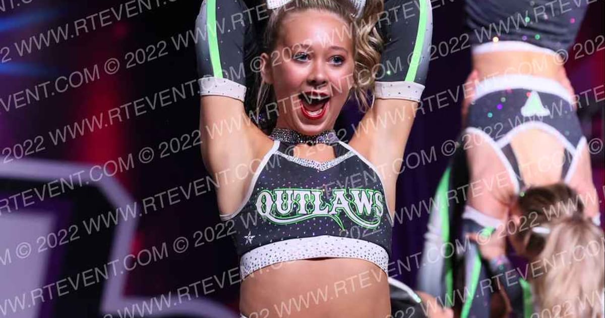 CheerVille MJ Outlaws · ONE UP GOEX