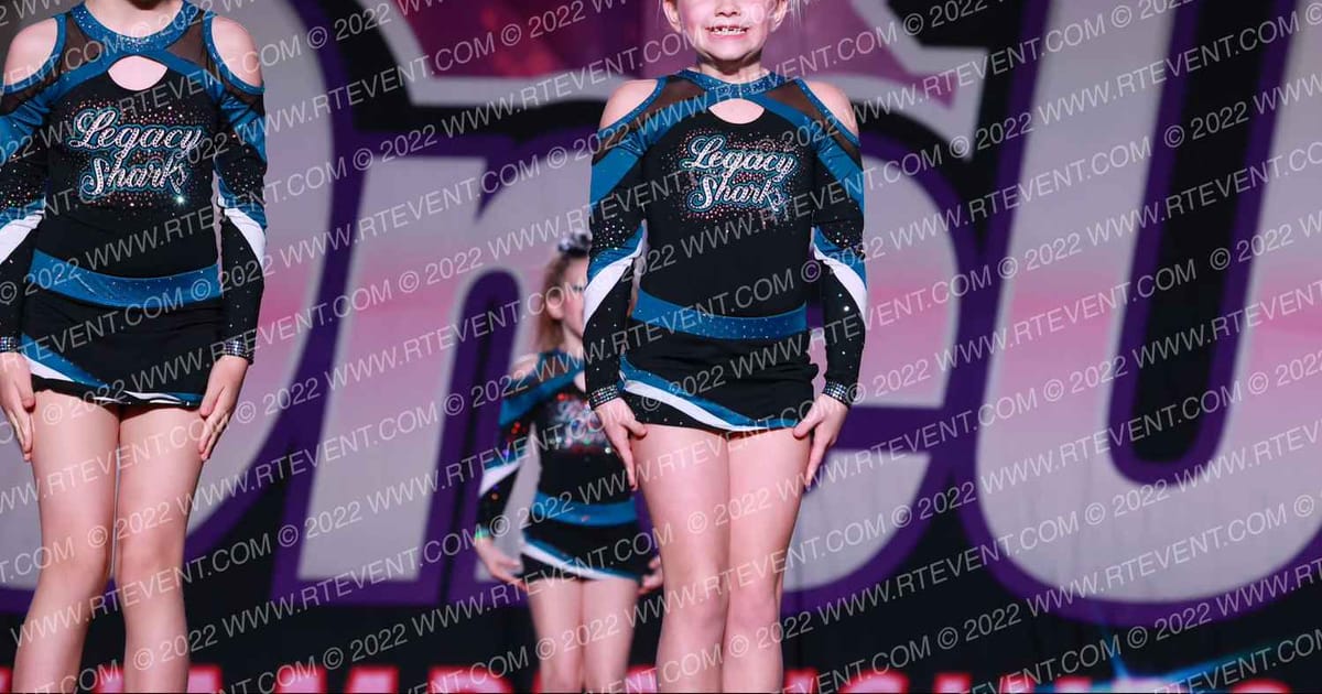 Legacy Cheer and Gymnastics Mako Sharks · ONE UP Delta A