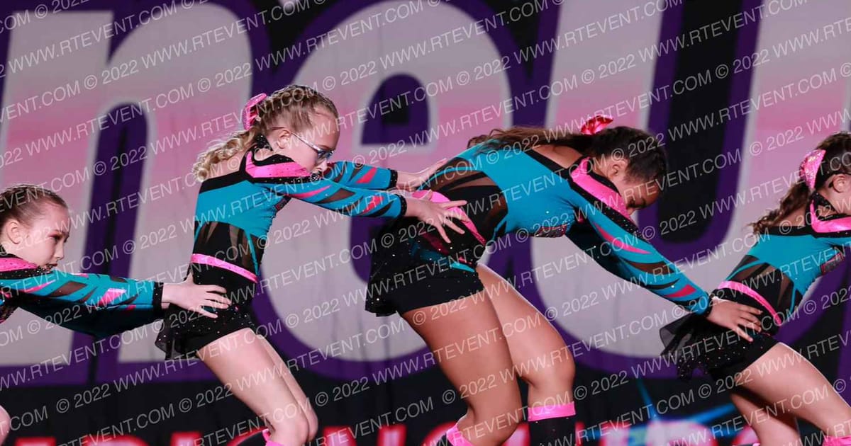 Evolution Cheer Teal Fury · ONE UP Delta A