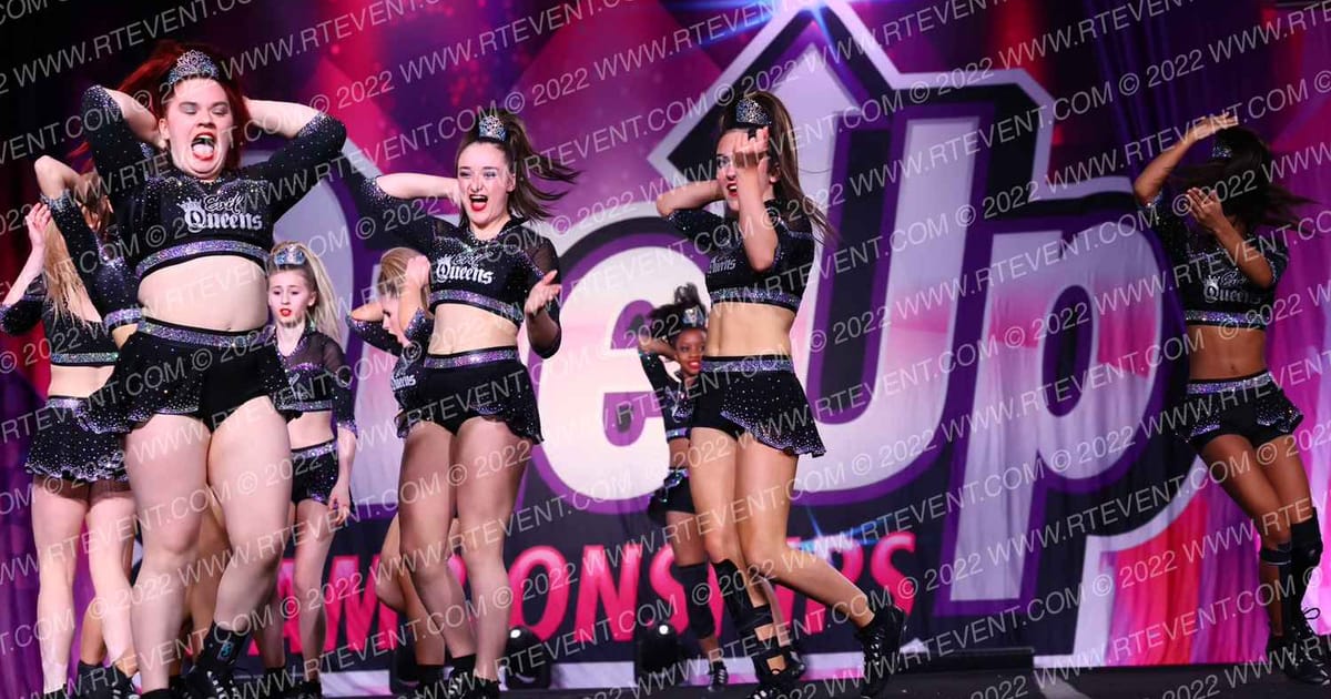Rocket Cheer Evil Queens · ONE UP GOEX