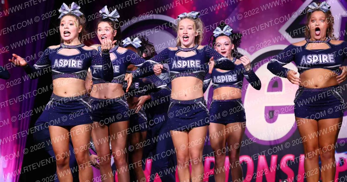 Aspire Cheer Academy Fate 2.0 · ONE UP GOEX