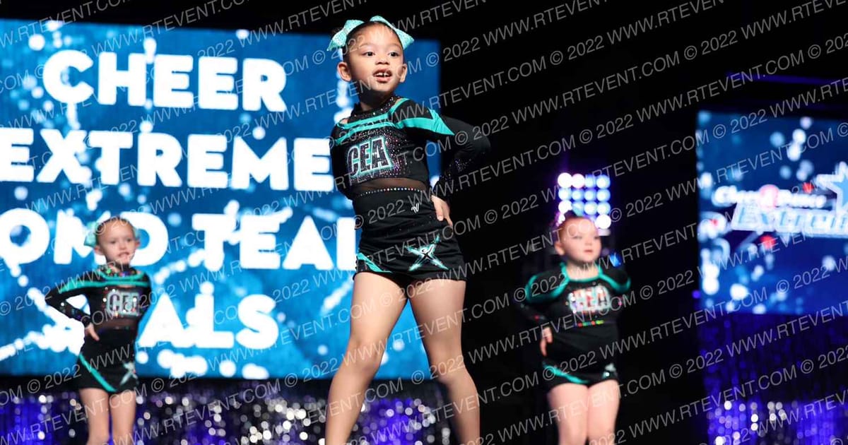 Cheer Extreme SOMD Teal Seals · CDE The Showcase
