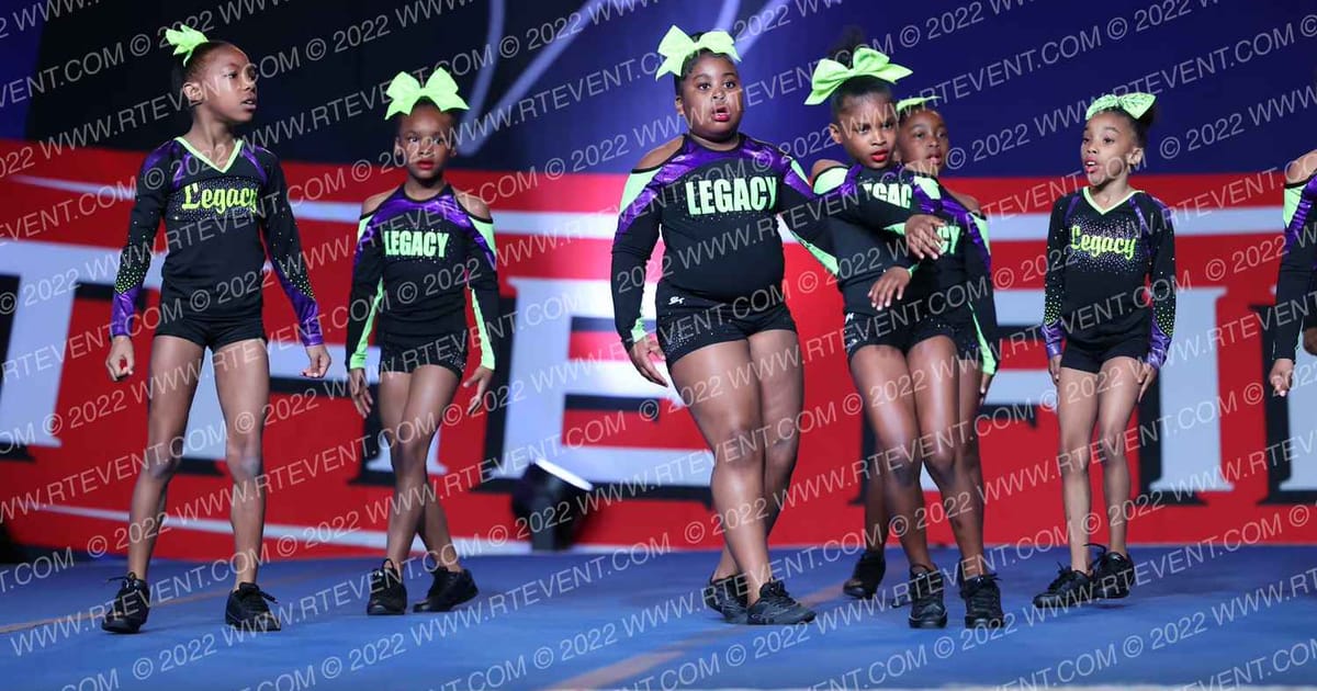 Legacy Competitive Cheer Inferno · THE FINALE AT THE KALAHARI