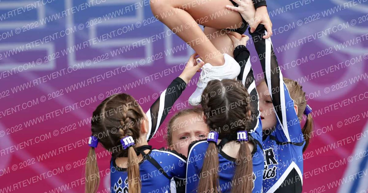 Cheer Athletics Pensacola Mini MarineCats · Beach Blast