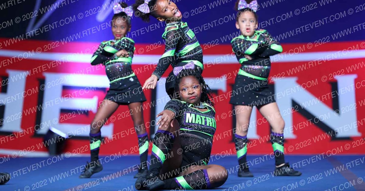 Cheer Matrix Code Black · THE FINALE AT THE KALAHARI