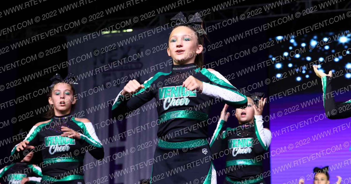 Venice Cheer Venice White Stars · Next Level Nationals